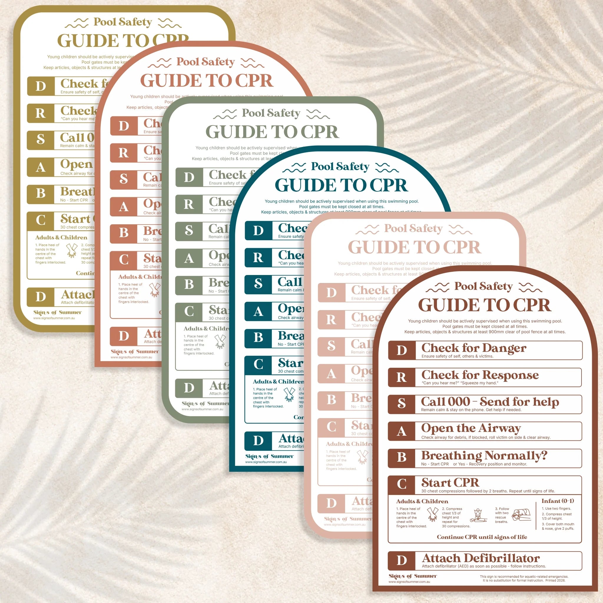 CPR Pool Signs Australia