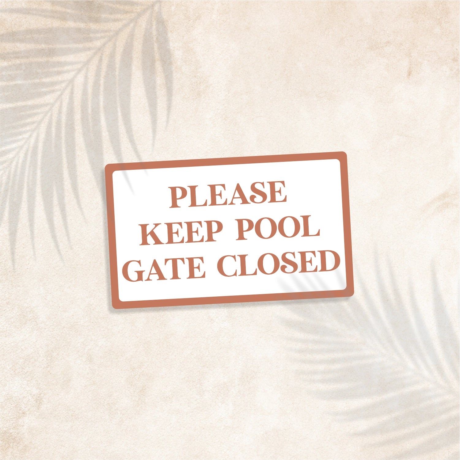 Keep Pool Gate Closed Sign